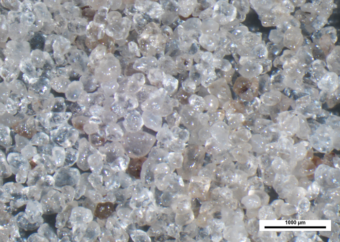 Photomicrograph of Kinetic Sand